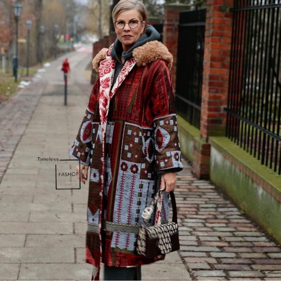 ZARA ATELIER JACQUARD COAT LIMITED EDITION - Picture 7 of 10